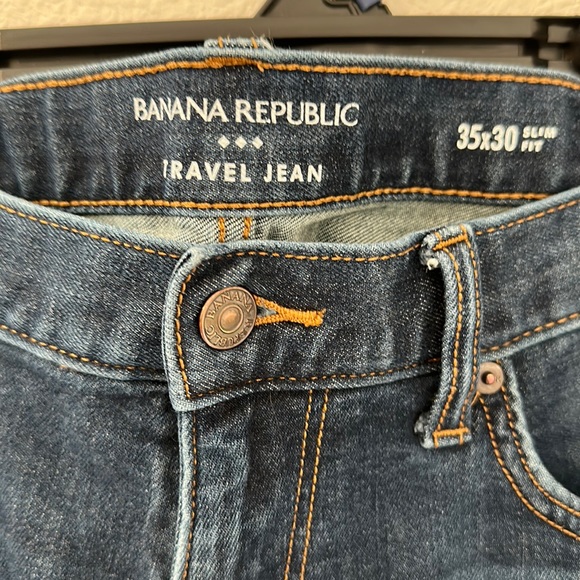 Banana Republic Travel Jean Mens 35x30 Slim Fit - Picture 2 of 4